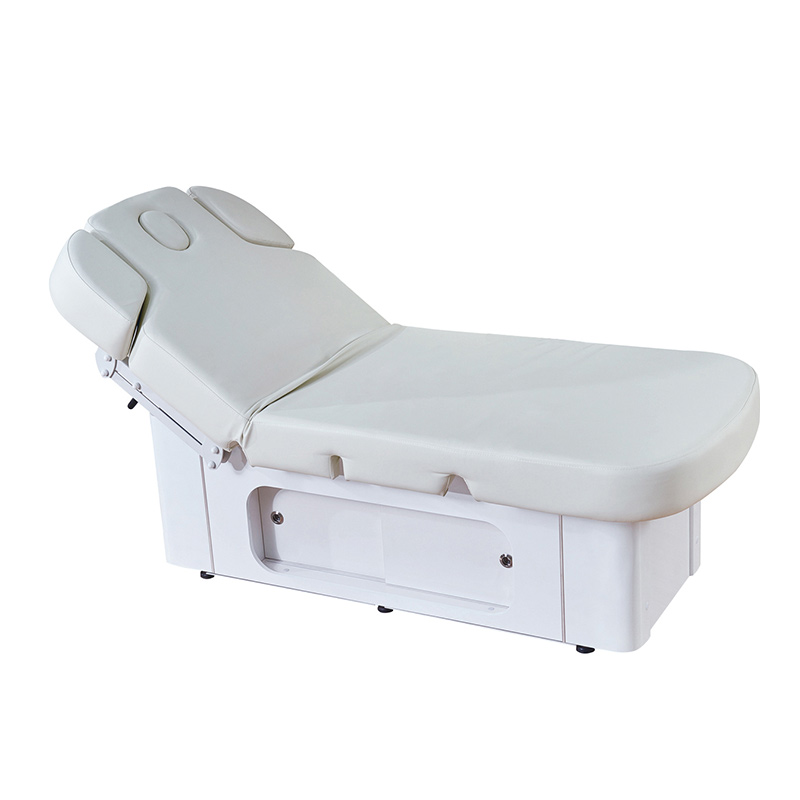 Spa Wellness Usa - 多機能電動マッサージベッド 大型収納引き出し付き 純白サーマルスパ ウェルネステーブル サロン用